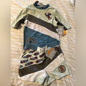 Spider-man swimsuit - 2 piece - size 7/8